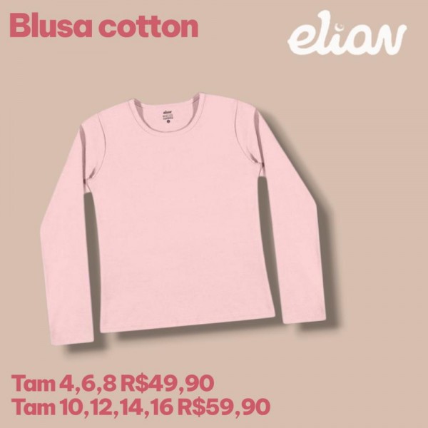 BLUSA ML ROSA TAM 4