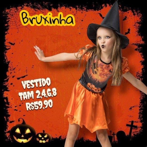 FANTASIA BRUXINHA  TAM 4