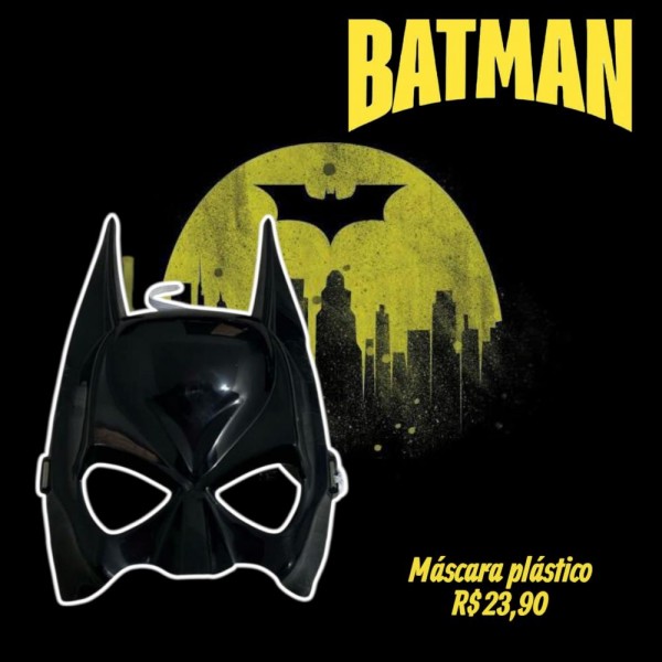 MASCARA PLASTICO BATMAN