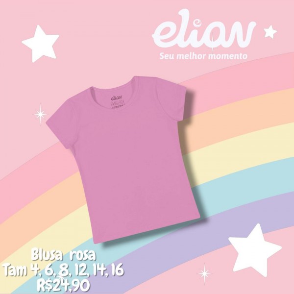 BLUSA BASICA ROSA TAM 4