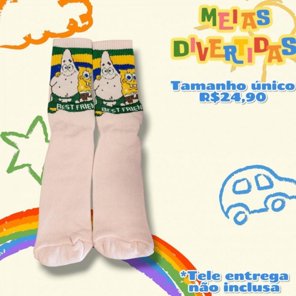 MEIAS CANO ALTO TAM UNICO ADT