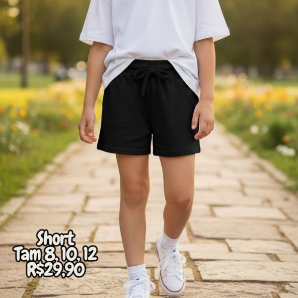 SHORT MOLETOM TAM 12