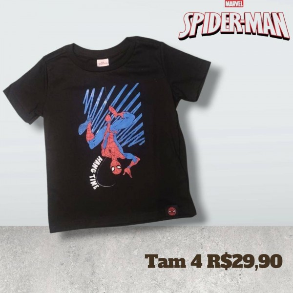 CAMISETA HOMEM ARANHA TAM 4