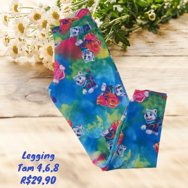 LEGGING PATRULHA CANINA  TAM 4