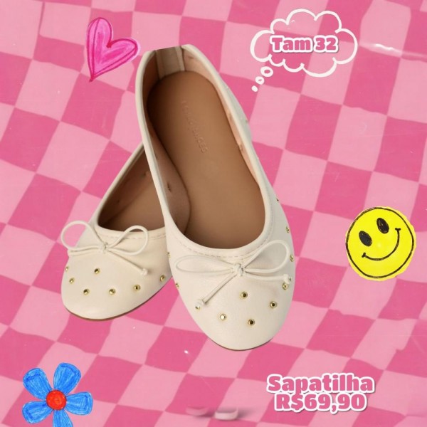 SAPATILHA BEGE TAM 32
