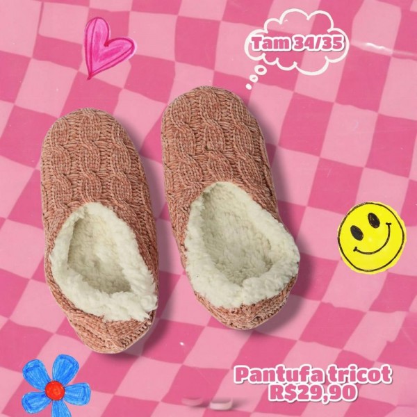 PANTUFA  TRICOT TAM 34/35