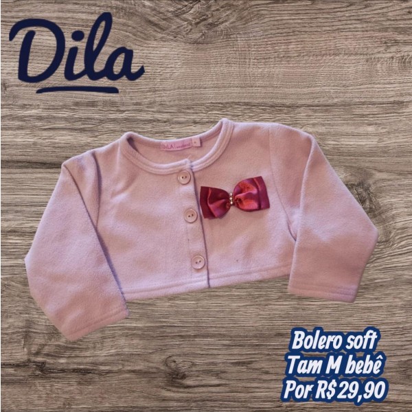 BOLERO ROXO TAM M BEBE