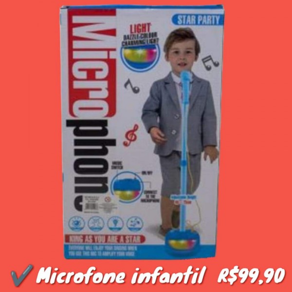 MICROFONE AZUL