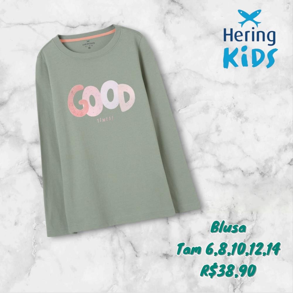 BLUSA ML GOOD VERDE TAM 12