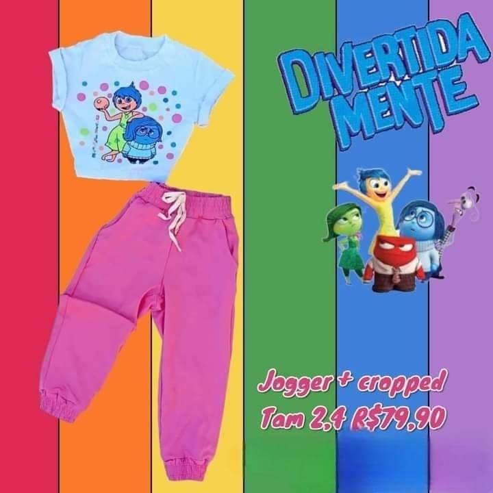 CONJ CALCA + BLUSA DIVERTIDAMENTE  TAM 4