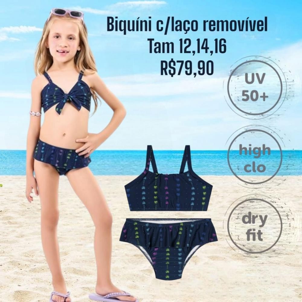 BIQUINI LACO AZUL TAM 14