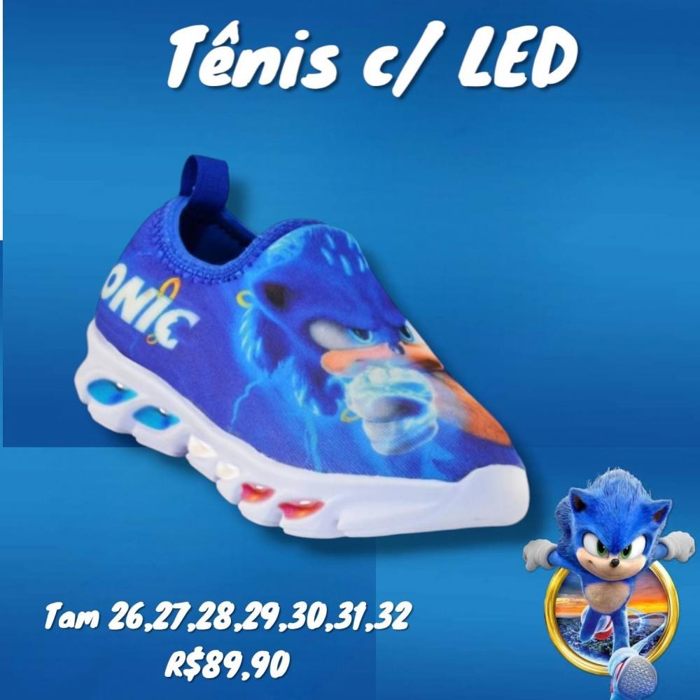 TENIS SONIC LED  TAM 29