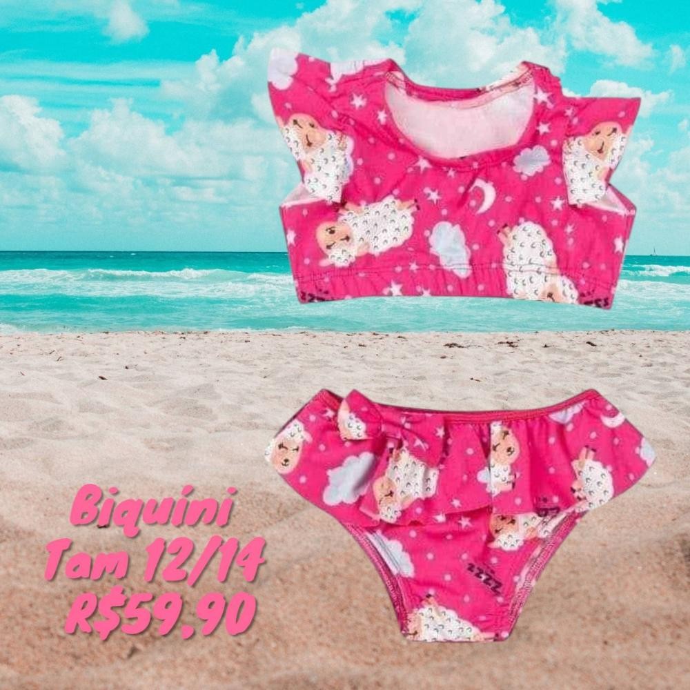 BIQUINI CARNEIRINHOS /14 ROSA TAM 12