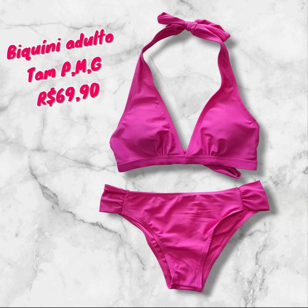 BIQUINI ADULTO ROSA TAM P