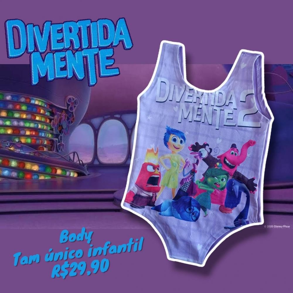 BODY DIVERTIDAMENTE INFANTIL  TAM UNICO