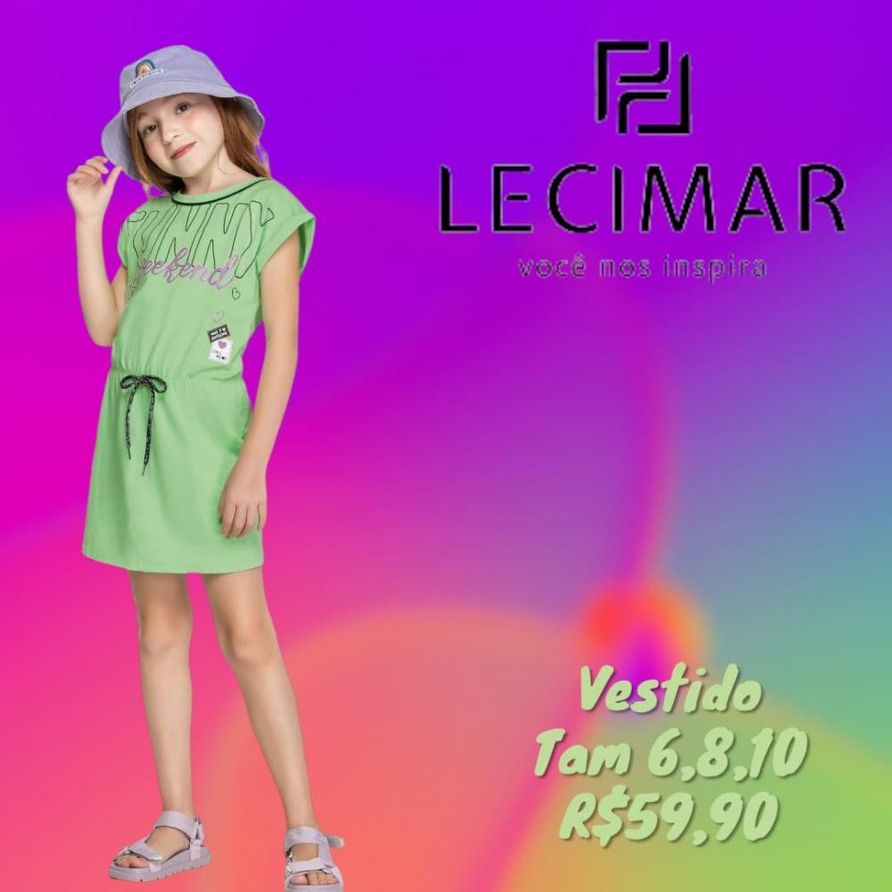 VESTIDO LECIMAR VERDE
