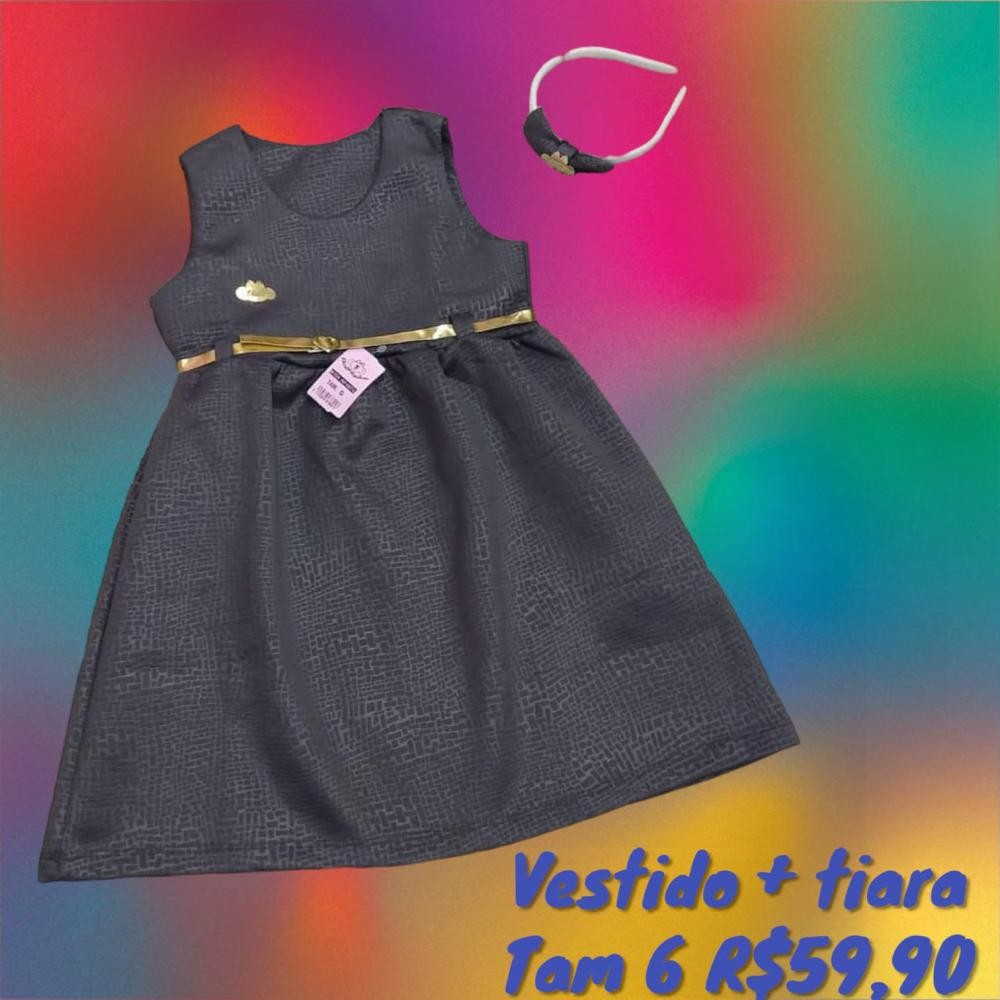 VESTIDO LILICA MARROM TAM 6