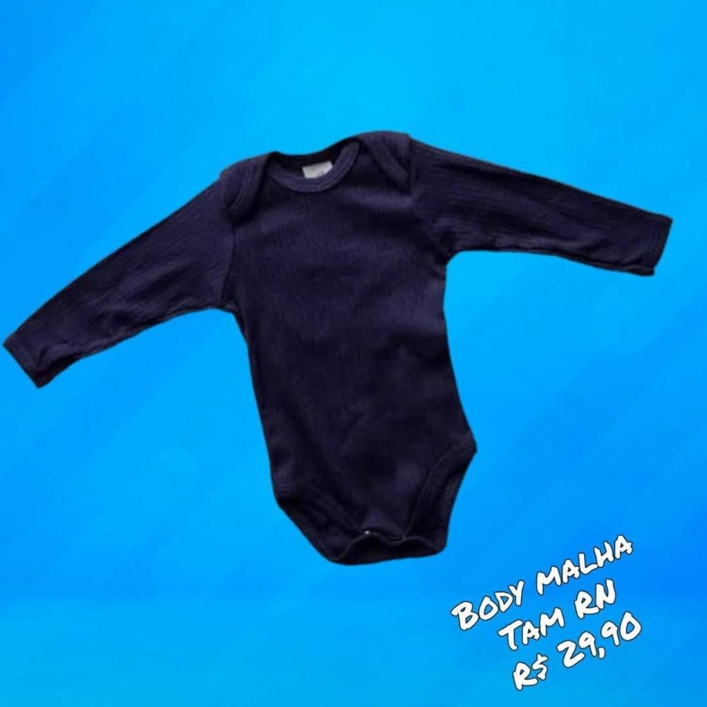 BODY MARINHO AZUL TAM RN