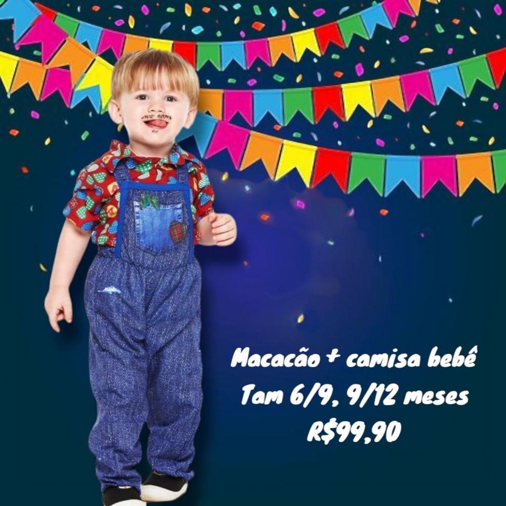 MACACAO + CAMISA /12 MESES  TAM 9