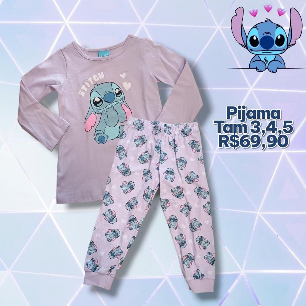 PIJAMA ML STITCH TAM 3
