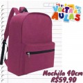 MOCHILA 40CM VINHO