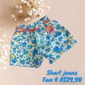 SHORT SARJA FLORAL TAM 4