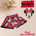 SHORT SUPLEX MINNIE VERMELHO TAM 6