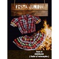 BLUSA + SAIA JUNINA  TAM 6